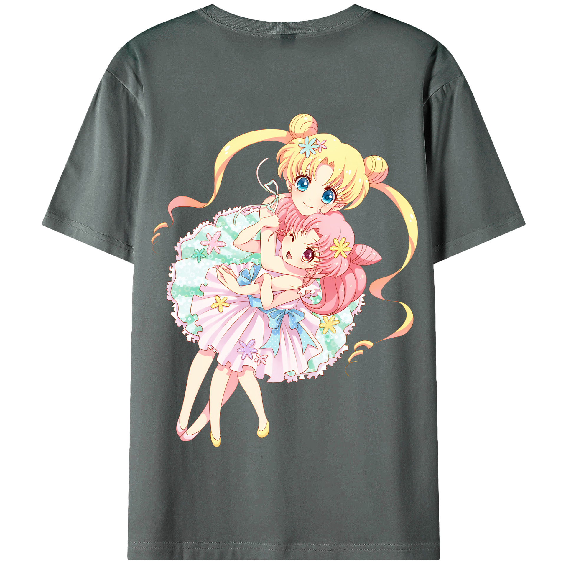 （画像用） 美少女戦士セーラームーン 愛野 美奈子 あいの みなこ Sailor Moon Aino Minako 綿100％半袖Tシャツ（背面プリント）